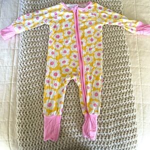 Caden Lane Convertible Zip Romper - 0-3m